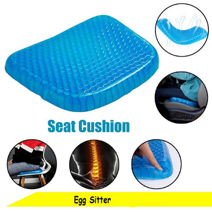 Non-Slip Honeycomb Gel Seat Cushion For Car, Office Chair