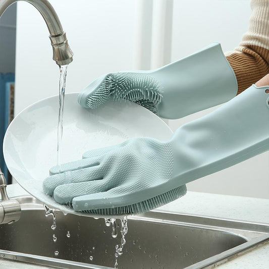 SiliClean™ - Magic Silicone Dishwashing Gloves